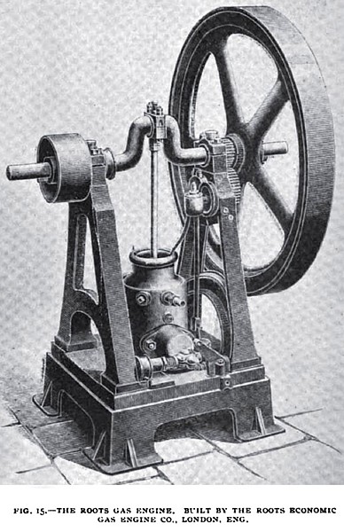 Fig. 15— The Roots Gas Engine